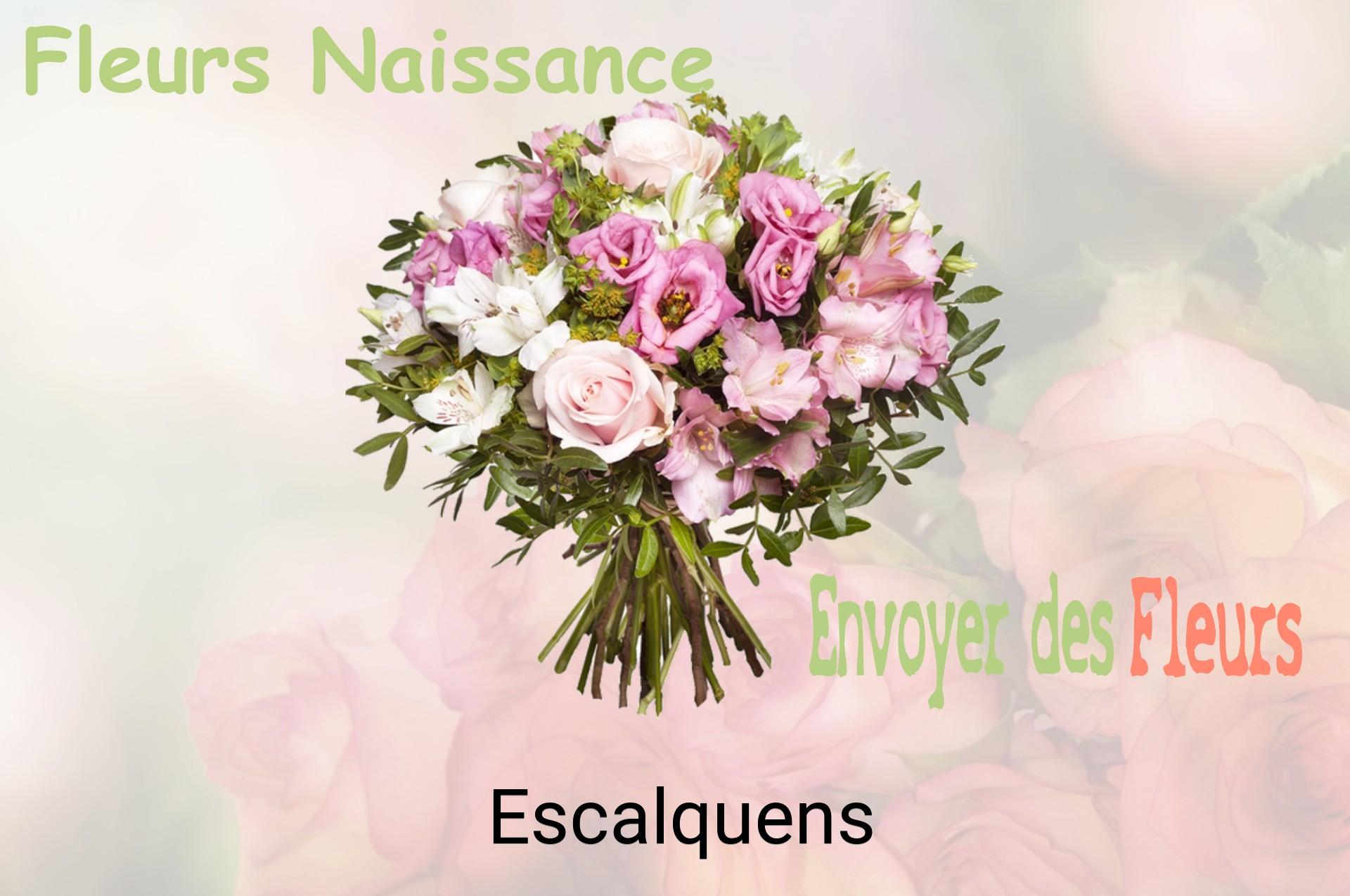 Bouquet de fleurs de naissance livré à Escalquens
